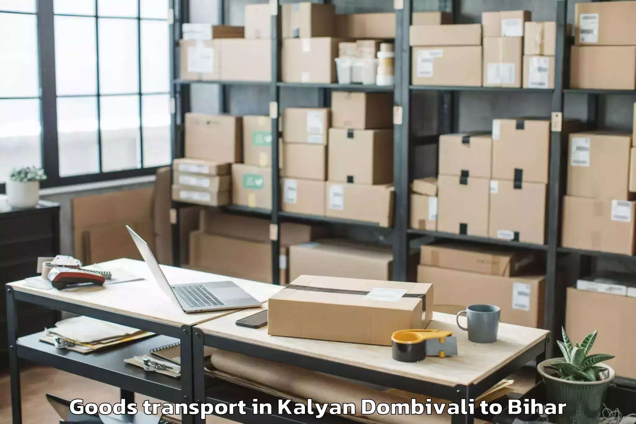 Top Kalyan Dombivali to Muzaffarpur Airport Mzu Goods Transport Available